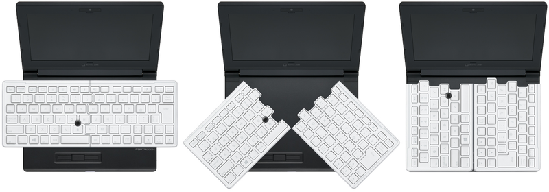 Illustration for article titled There's a 12-Inch Keyboard Inside This 8-Inch Laptop